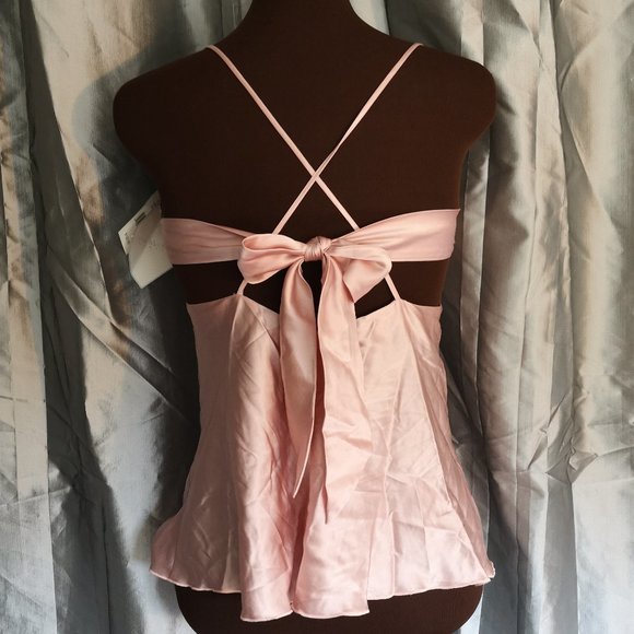Dusty rose silk camisole size M - Picture 2 of 3
